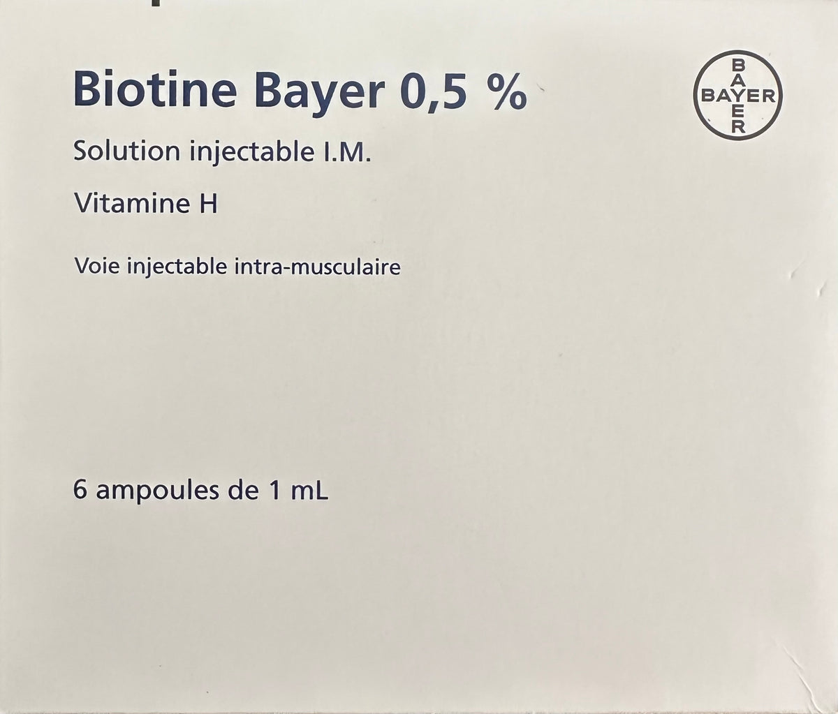 Biotain Injections Bayer Biotin Injections 6x1ml - Hair, Skin & Nails Support | Vitamin ...