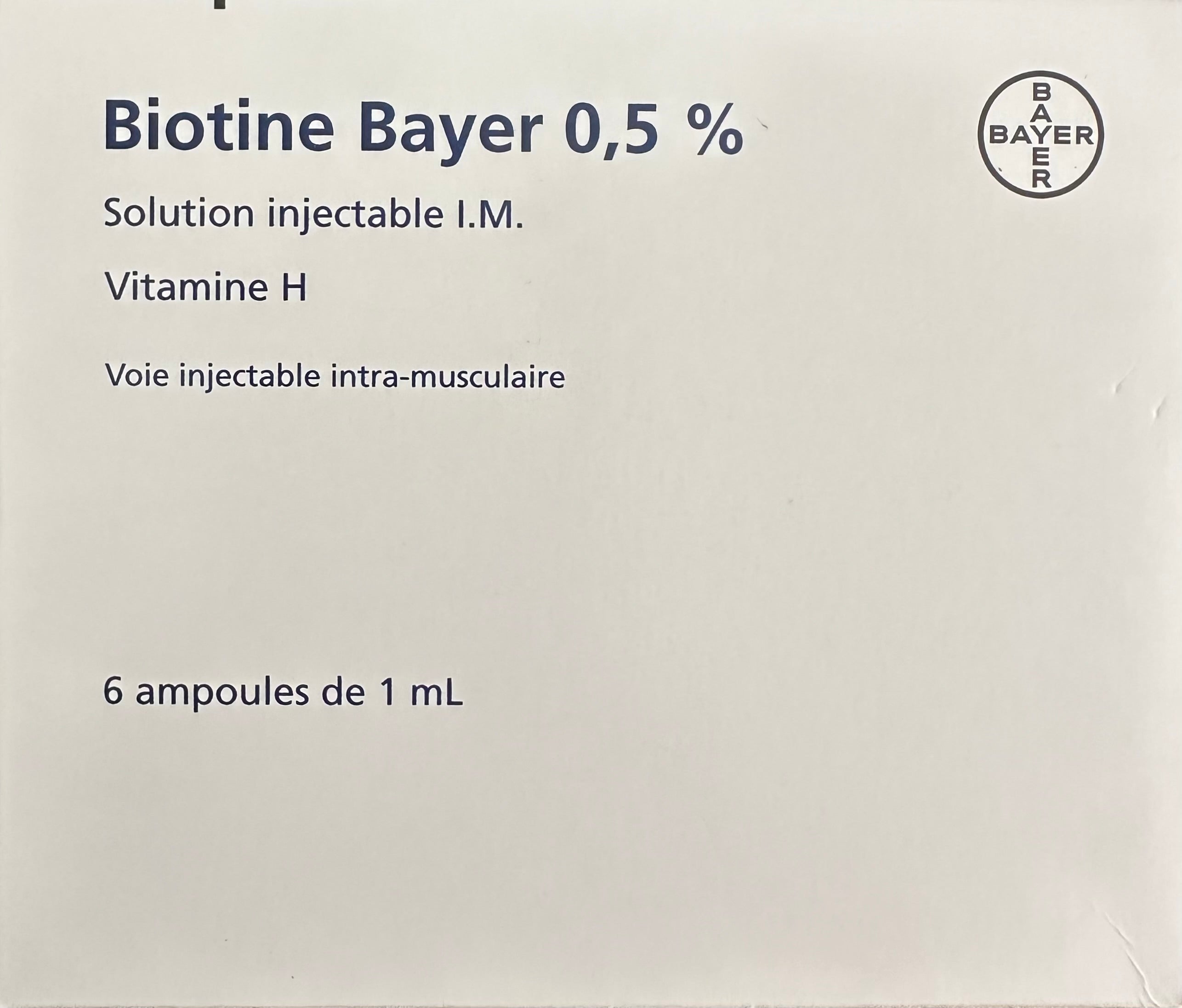 Bayer Biotin 6 x 1ml Ampoules